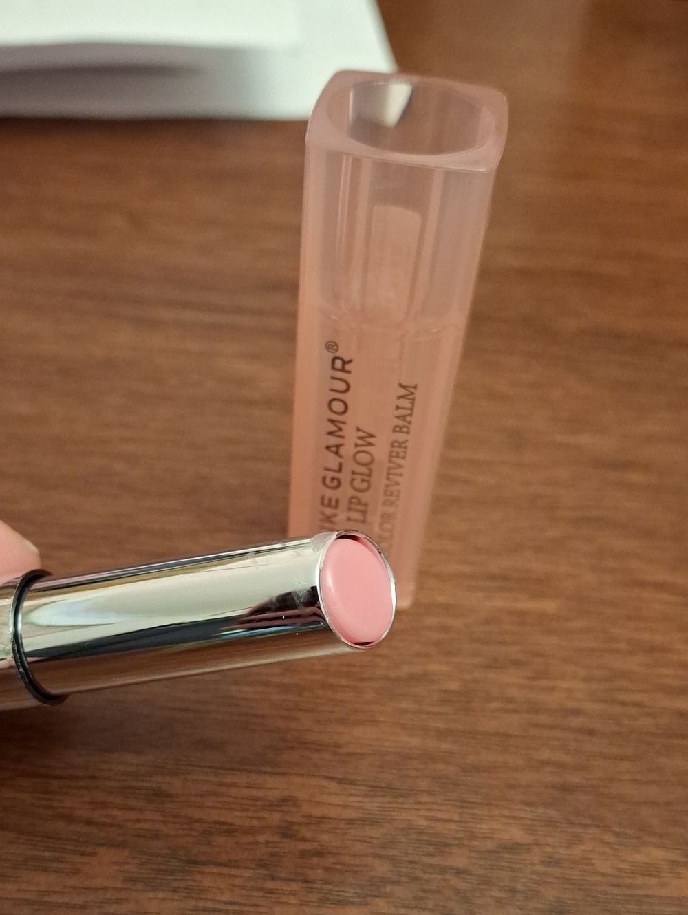 Meike Glamour Lip Glow Oil Color Reviver New - Light Pink Shimmer